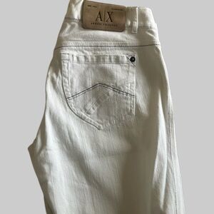 ARMANI EXCHANGE White Jeans